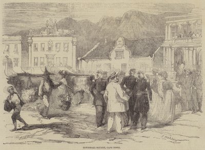 Townhall Square, Cape Town by Edmond Morin